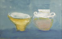 Lot 166 - Ian Humphreys (b.1956)
STILL LIFE OF A BOWL AND A VASE
Signed and dated '86 l.l.