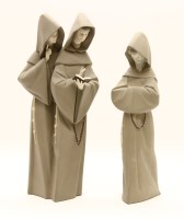 Lot 185 - A pair of Lladro monks