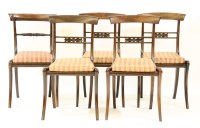 Lot 423 - Six Regency chairs
