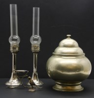 Lot 202 - A collection of eastern white metal items