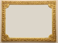 Lot 524A - A late Victorian gilt rectangular wall mirror