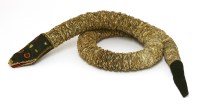 Lot 303 - An unusual Anglo-Indian snake