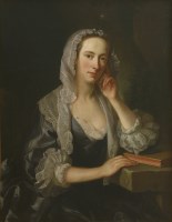 Lot 672 - Attributed to Joseph Highmore (1692-1780)
PORTRAIT OF A LADY
