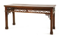 Lot 546 - A mahogany hall table