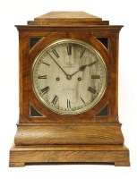 Lot 266 - A eight-day bracket clock 19th century