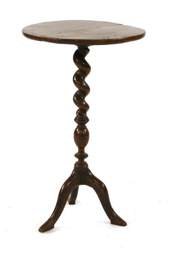 Lot 522 - An elm and fruitwood occasional table