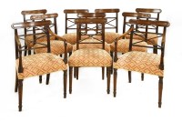 Lot 913 - A set of ten Regency dining chairs