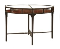 Lot 1028 - A George III mahogany and bijouterie table