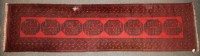 Lot 382 - A hand knotted Bokhara runner