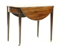 Lot 492 - A George III mahogany Pembroke table