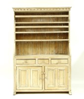 Lot 453 - A limed pine dresser