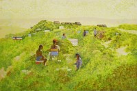 Lot 207 - Lionel Bulmer (1919-1992)
PICNIC IN THE DUNES
Oil on canvas
61 x 91cm