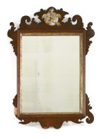 Lot 473A - A George III style mahogany fret cut wall mirror