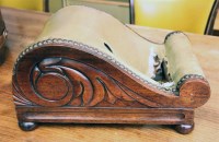 Lot 379 - A Victorian mahogany gout stool