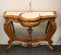 Lot 329 - An early 20th Century continental pier table