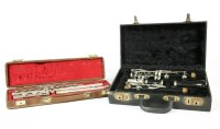 Lot 192 - Boosey and Hawkes ‘Regent’ clarinet and flute
