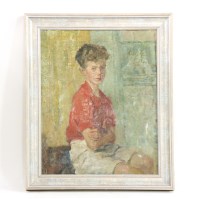 Lot 313 - Hitchcock
PORTRAIT OF A YOUNG BOY
oil on canvas
51cm x 41cm
