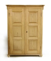 Lot 435 - A pine armoire
