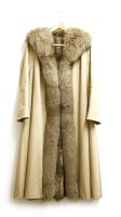 Lot 552 - A ladies mink lined mackintosh coat