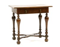 Lot 424A - A William and Mary design oak side table