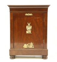 Lot 458 - A Napoleon III mahogany side cabinet