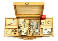 Lot 110 - A collection of costume jewellery and watches