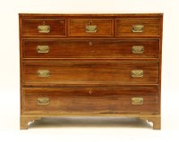 Lot 348 - A George III mahogany chest