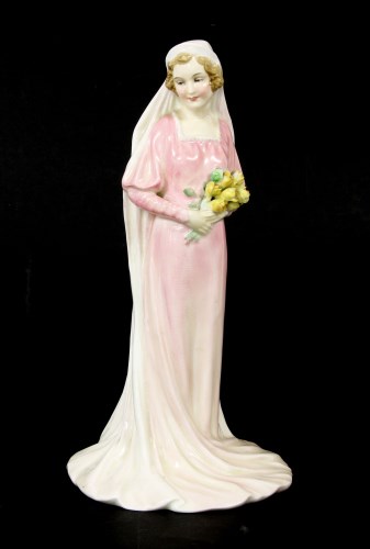 Lot 162 - Royal Doulton Figure `The Bride' HN1600 22.5cm high