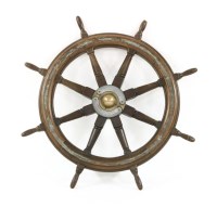 Lot 275A - A ship's wheel