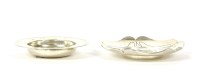 Lot 140 - A later 20th Century Armada style silver pin dish
