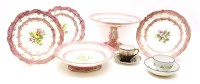 Lot 261 - A Victorian porcelain dessert set