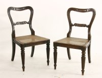 Lot 339 - A pair of George IV mahogany side chairs