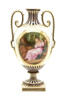 Lot 202 - A Derby vase