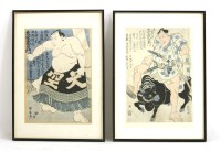 Lot 287 - A collection of Japanese woodblock prints