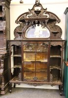 Lot 347 - A large early 20th century display cabinet