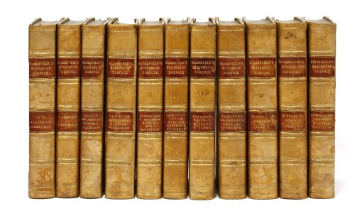 Lot 377 - NORFOLK: BLOMEFIELD/PARKIN: An Essay Towards a Topographical History of the County of Norfolk