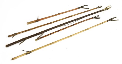 Lot 125 - A collection of Regency and later 'long arm' grabs