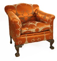 Lot 768 - A George III-style armchair