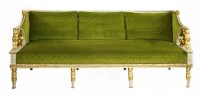 Lot 959 - A Swedish Empire sofa