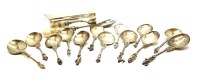 Lot 123 - Thirteen late 18th Century or early 19th Century silver Apostle spoons
