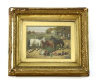Lot 325 - After John Frederick Herring
FARMYARD FRIENDS
with signature l.l.