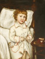 Lot 706 - Attributed to John Anster Fitzgerald (1819-1906)
PORTRAIT OF A CHILD