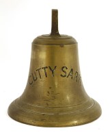 Lot 180 - A bronze ship's bell
late 19th/early 20th century