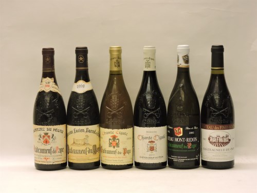 Lot 214 - Assorted to include: Domaine du Pegau