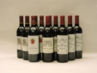 Lot 303 - Assorted 2003 Red Bordeaux to include three bottles each: Château Langoa-Barton