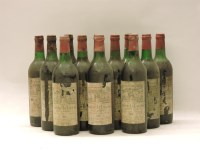 Lot 297 - Château La Lagune, Haut-Médoc 3rd growth, 1970, twelve bottles (damaged labels)