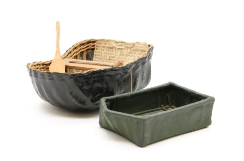 Lot 145 - A scratch built model of a coracle