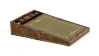 Lot 414 - A Victorian writing slope