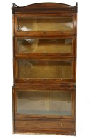 Lot 643 - A Globe Wernicke mahogany bookcase