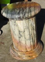 Lot 657 - A large marble column